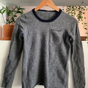 cashmere striped sweater